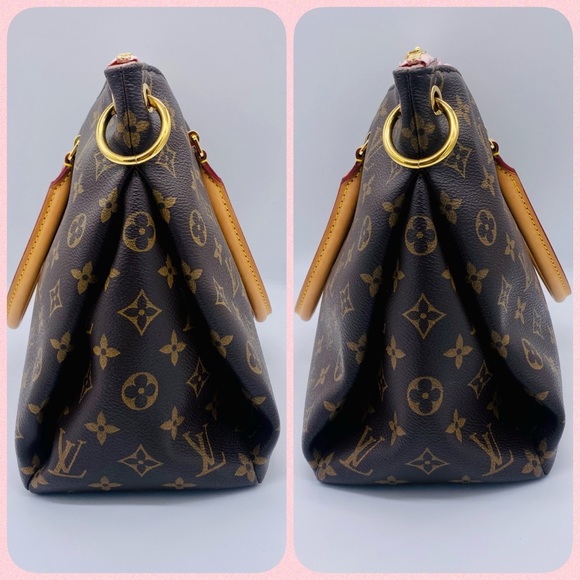 Louis Vuitton Brown and Pink Monogram Shoulder Bag - Picture 7 of 16